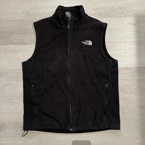 The North Face Mens Black Fleece Vest